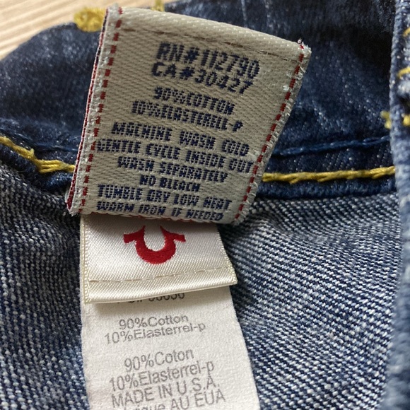 True religion ladies jeans, size 24, W13, L33.5, 90% cotton, 10%elastane. - Picture 9 of 13
